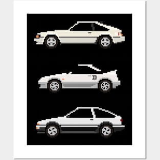 Classic Toyota Combo Pixelart Posters and Art